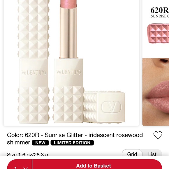 Valentino Spike Extra Rose Lipstick in White Packaging. 620r - Picture 3 of 4